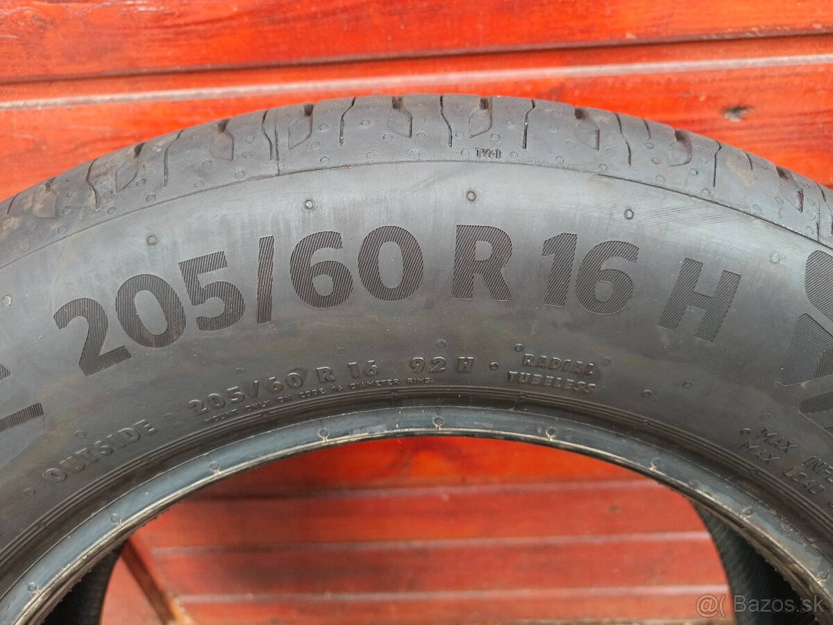 Letné pneumatiky Continental 205/60 R16 H