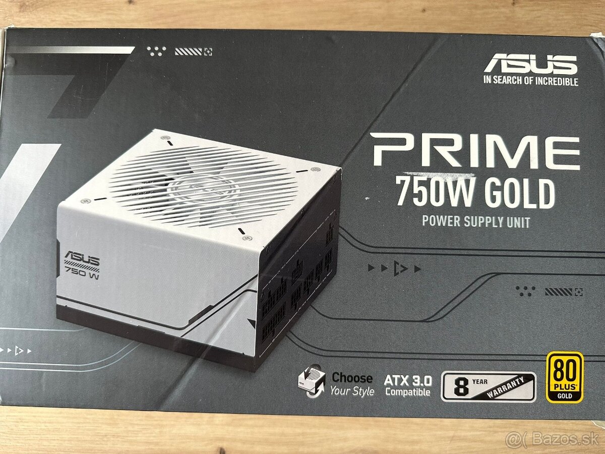 Asus PRIME 750W GOLD - REZERVOVANÉ