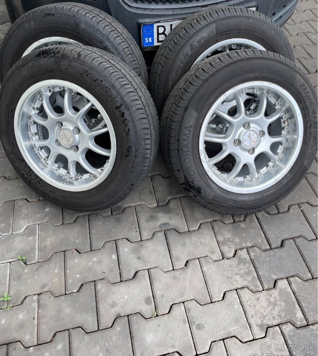 Elektrony s letnými pneu R15 4x100