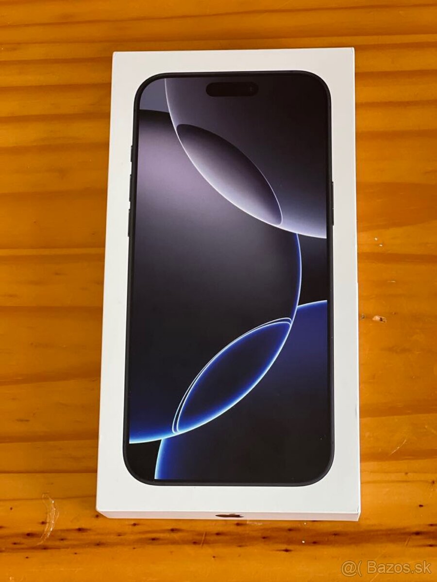 iPhone 16 pro Max 256 GB black titanium