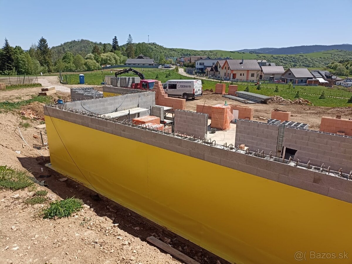 Hydroizolácia Fatrafol – spoľahlivá ochrana základov, platní