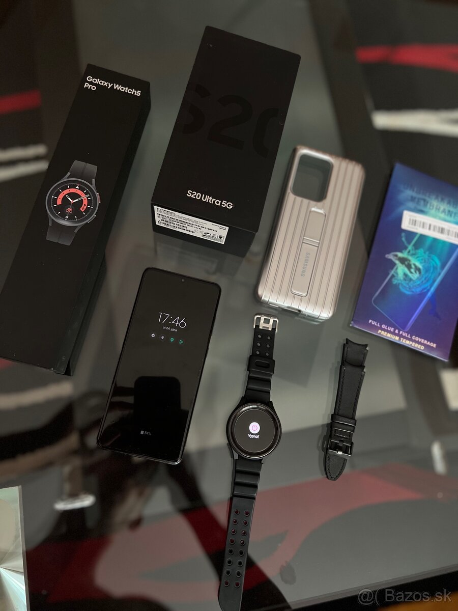 Set - Samsung Galaxy S20 Ultra 5G + Watch 5 Pro (45 mm)