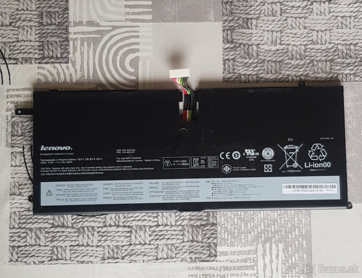 BATÉRIA THINKPAD X1 CARBON GEN.1