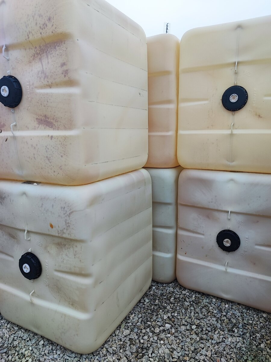Predám použité 1000l ibc kontajnery, bubliny, vložky, sudy