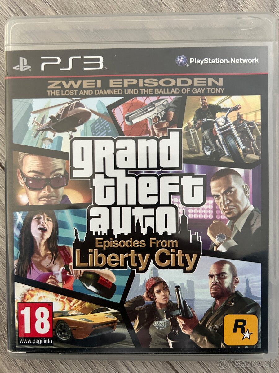 Predám na PS3 hru GTA Liberty City
