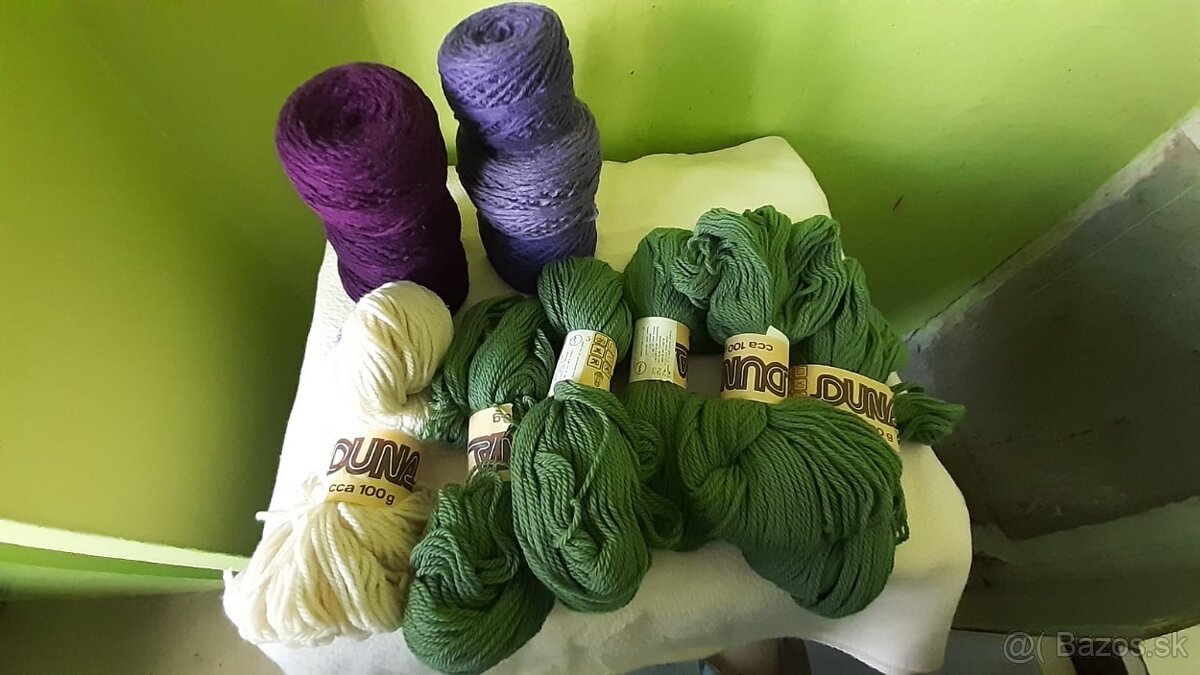 Priadza DUNA - 100% vlna REZERVOVANÉ