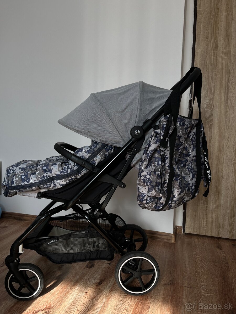 ŠPORTOVÝ KOČÍK Cybex Lava Grey + fusak + taška