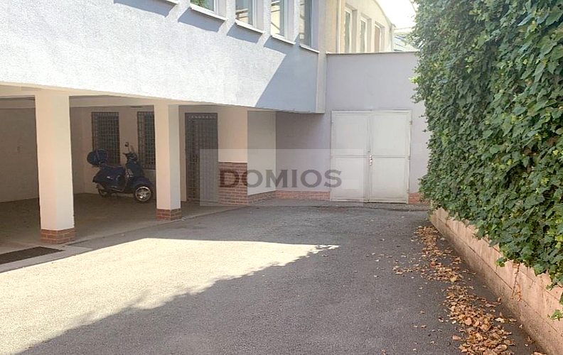 Sklad + kancel. (60 m2, príz., kuch., WC, parking, KE-St.m.)