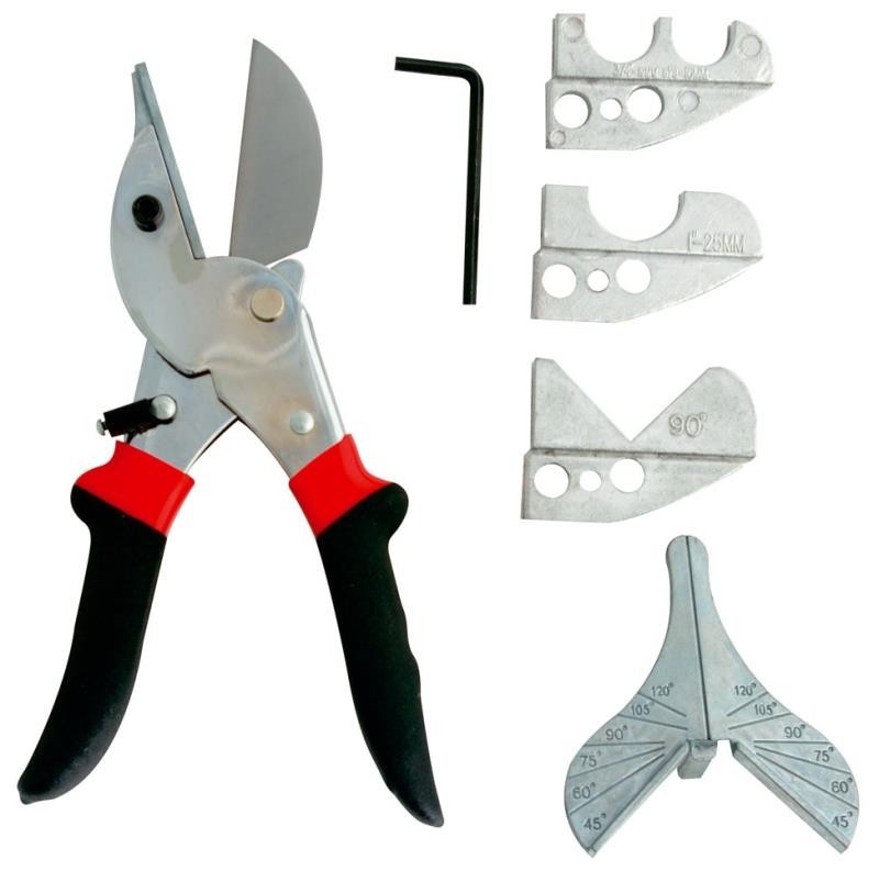 Nožnice na PVC lišty, plastové trubky, hadice ....