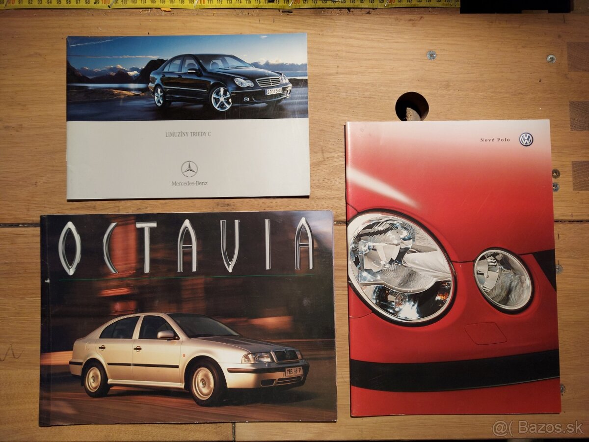 Predám prospekty áut