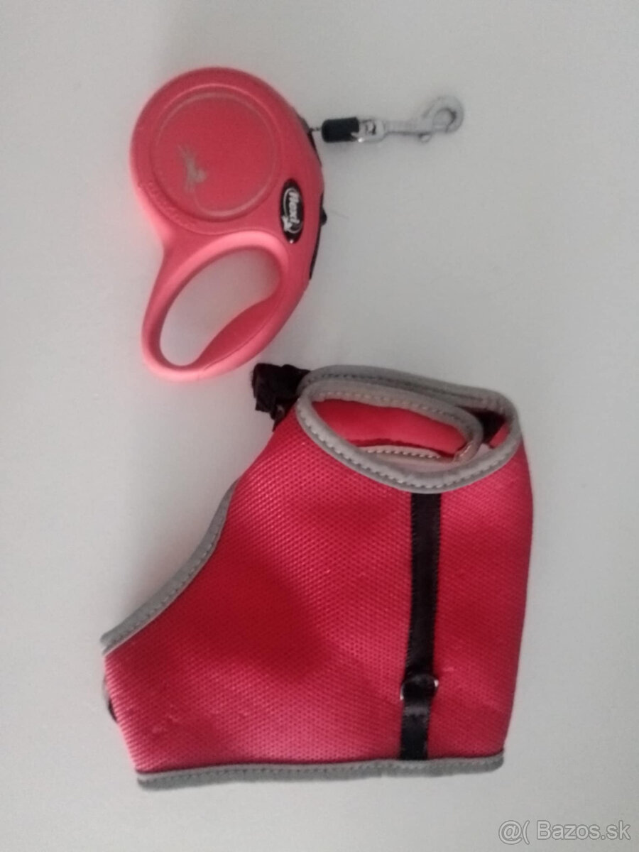 Set predlžovacie vodítko, postroj pre mačku, psa+rukavice