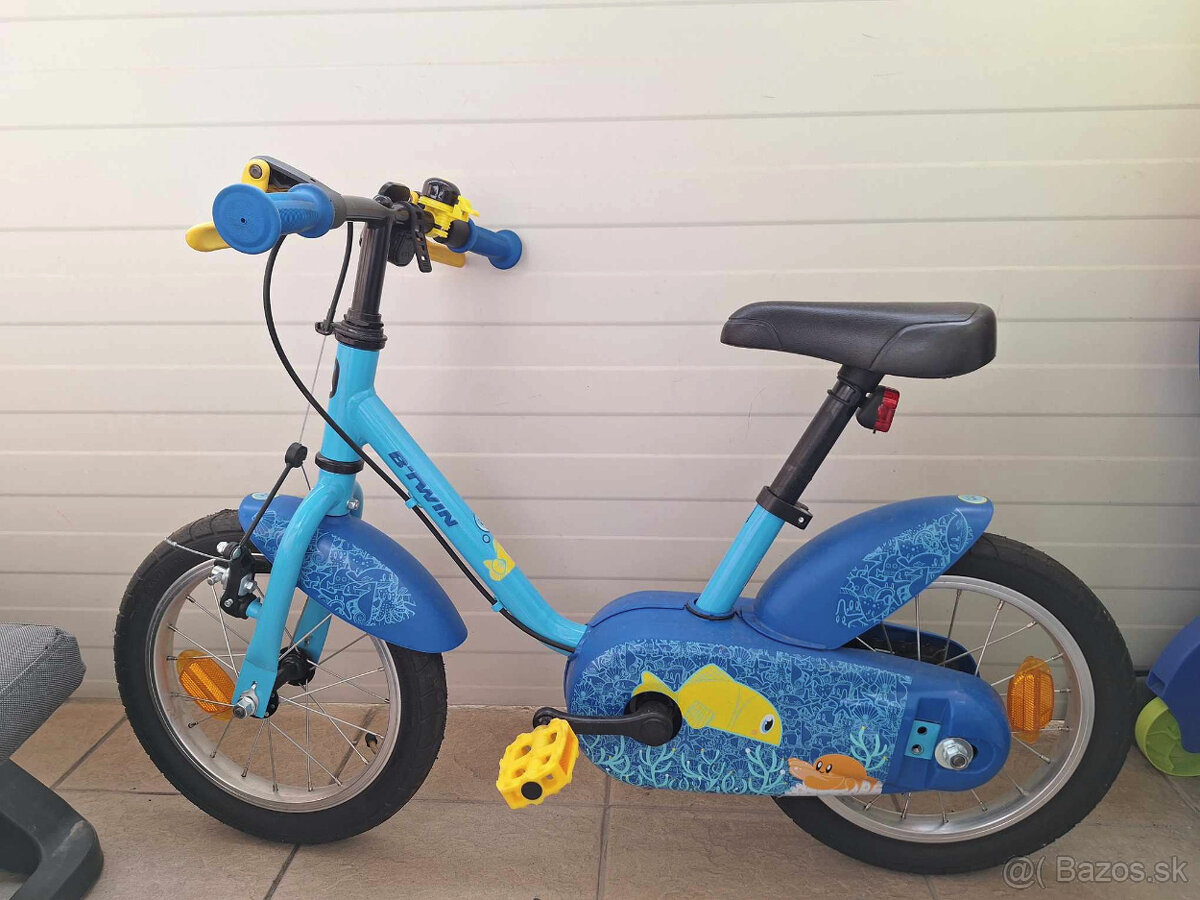 14-palcový bicykel pre deti od 3 do 5 rokov