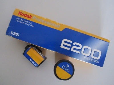 Filmy Kodak E-200 Dia kino 36sn. 7 kusů-po exp