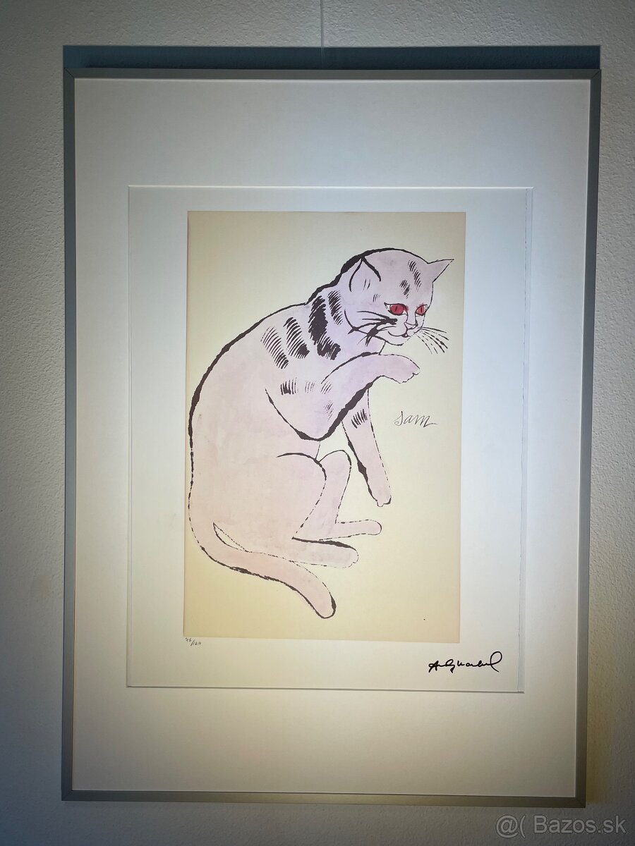 Andy Warhol "Sam" Limitovaná edícia_Certifikát