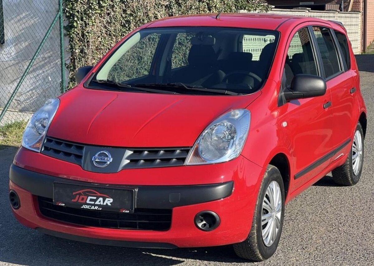 Nissan Note 1.4i KLIMA TAŽNÉ PŮVOD ČR benzín manuál 65 kw