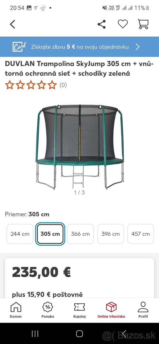 Trampolína duvlan