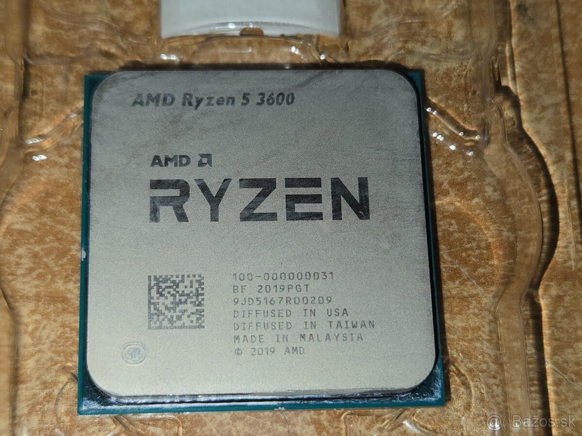 CPU AMD Ryzen 5 3600 + Základná doska MB Gigabyte A520M DS3H