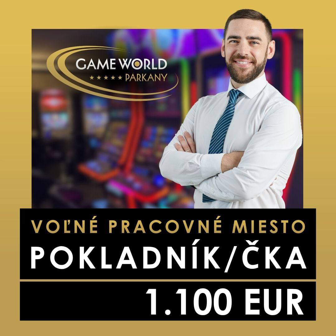VOĽNÉ PRACOVNÉ MIESTO - Pokladník /pokladníčka