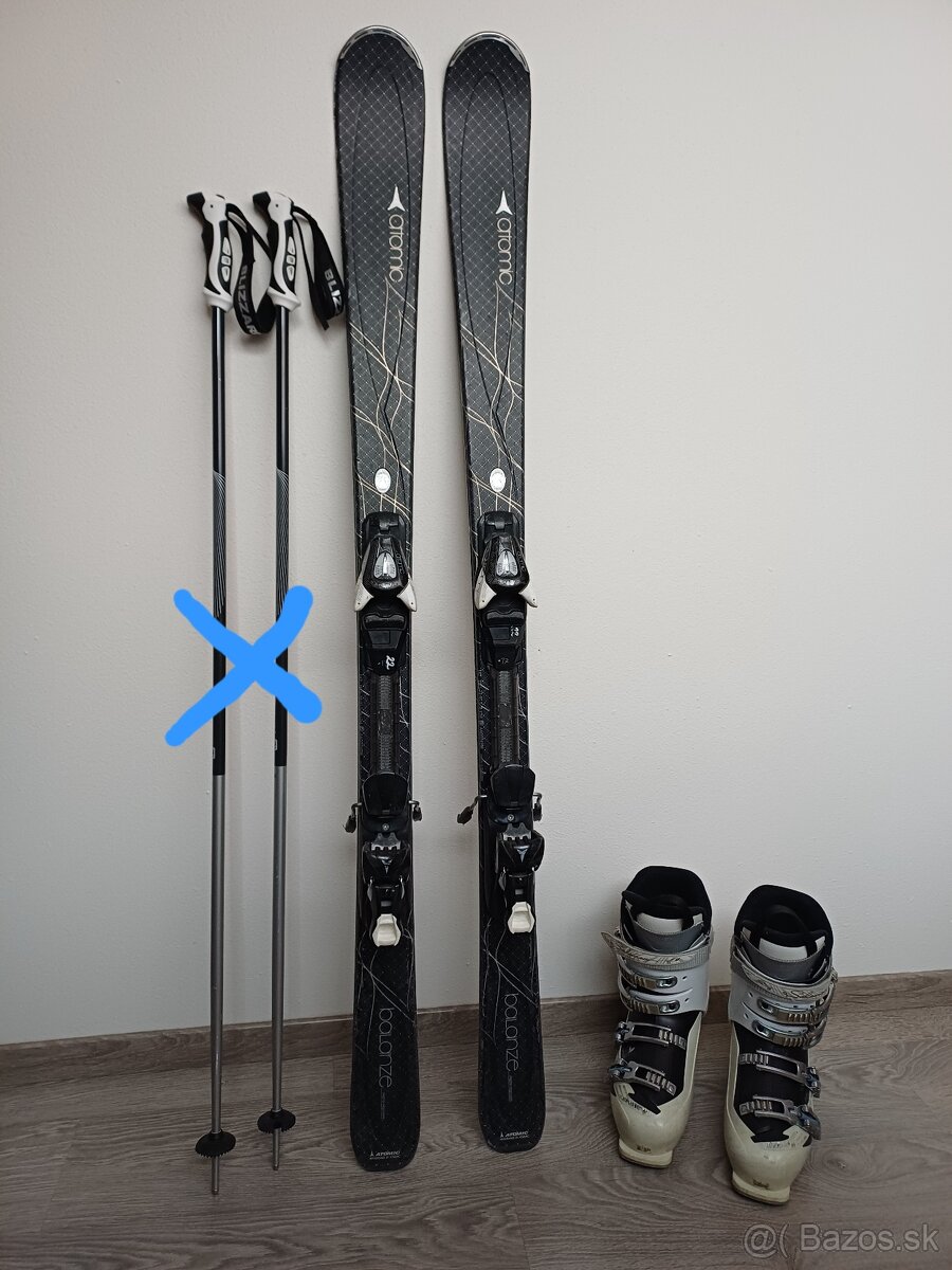 Lyže Atomic + lyžiarky Salomon
