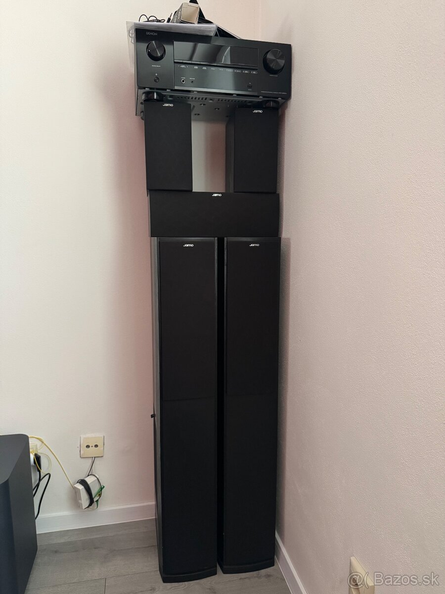 DENON AVR-X2800H Black + Jamo S 606 HCS 3