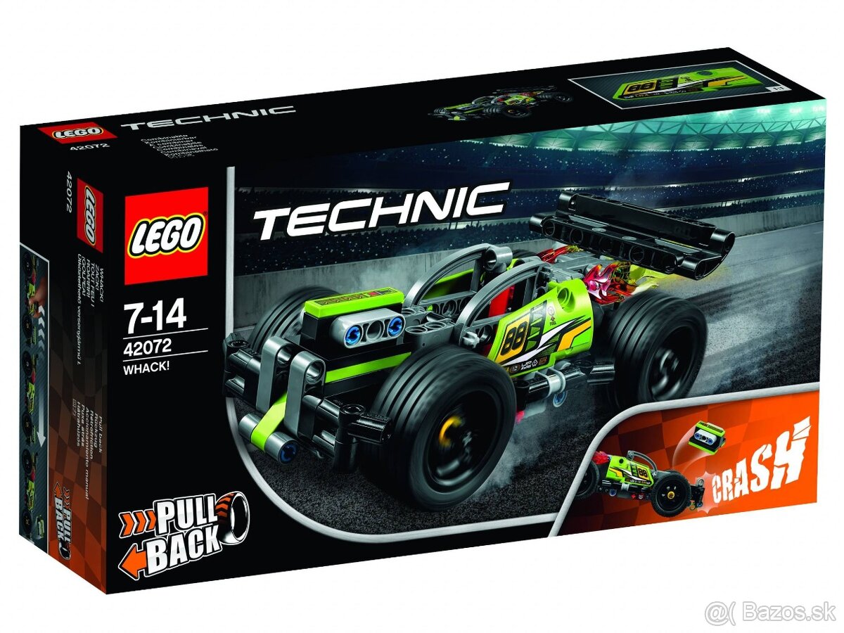 Lego Technik 42072 Zelené pretekárske auto