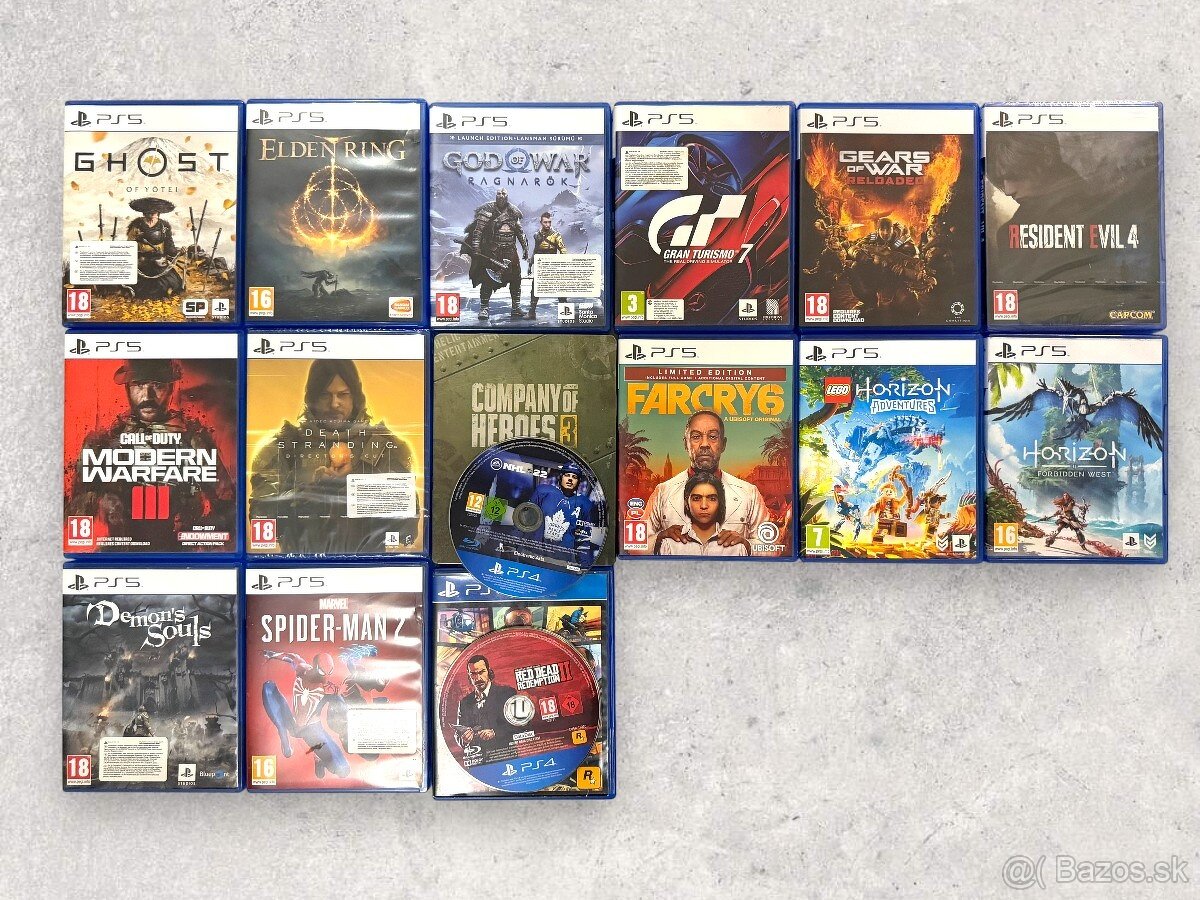 Predám hry na Playstation 5