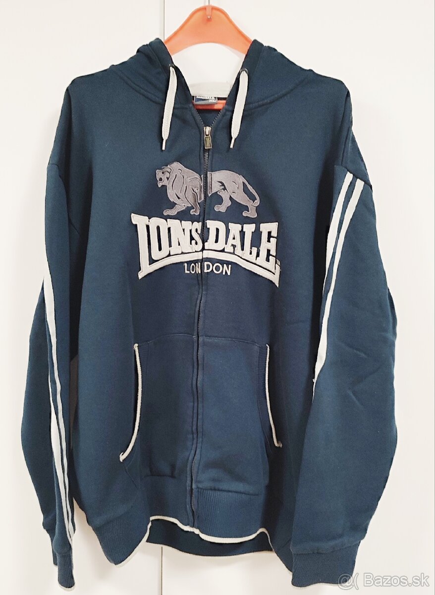 Mikina na zips s kapucňou, XL.