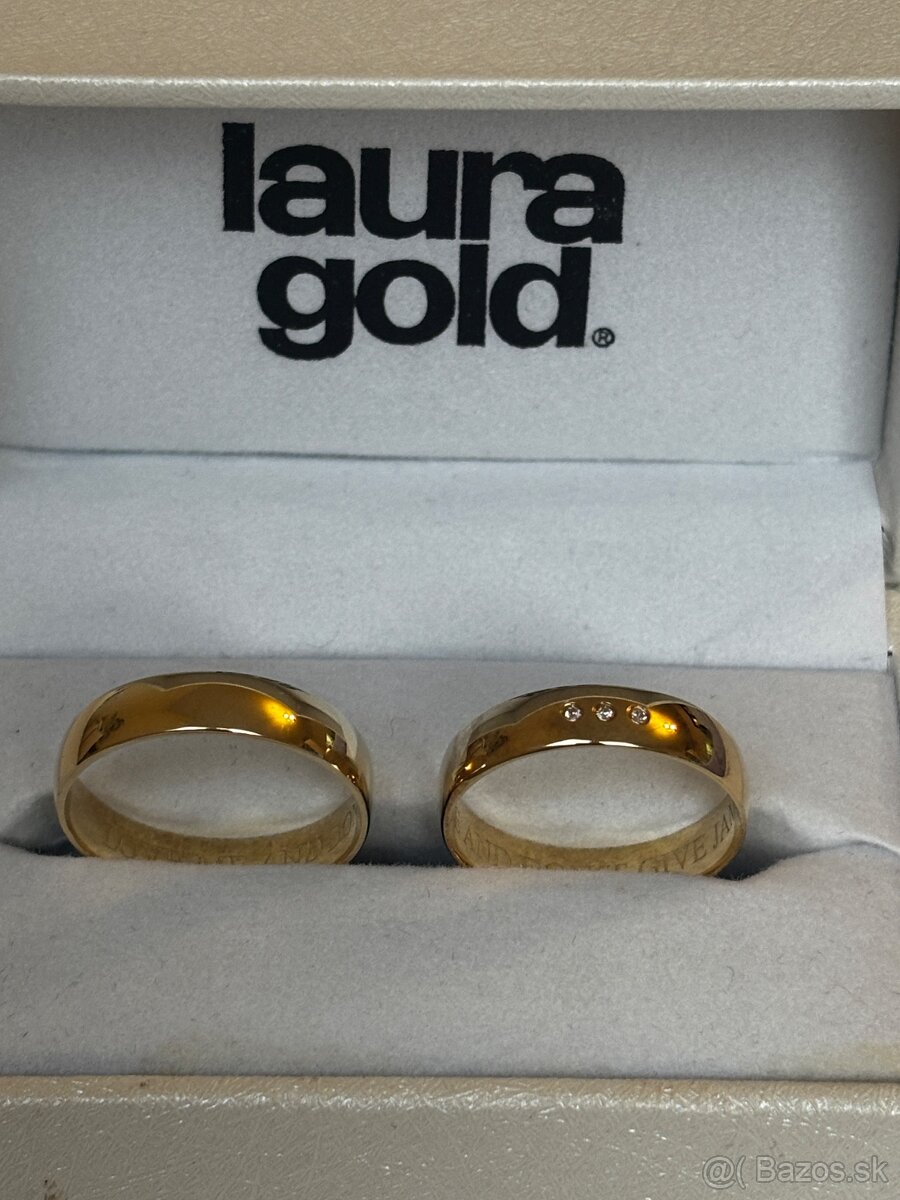 Svadobné obrúčky Laura Gold