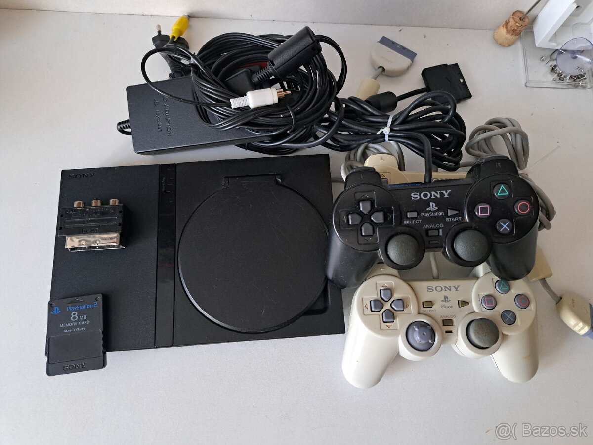 Predám playstation 2 + 3 ovládače