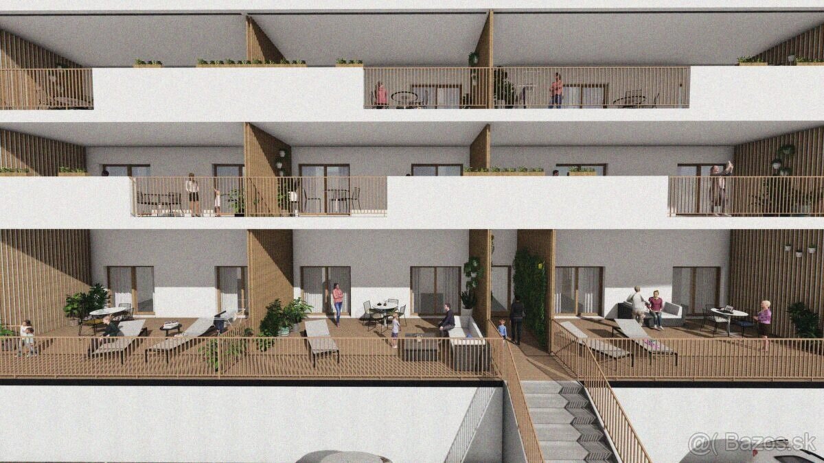Apartmán s balkónom v novostavbe na Zemplínskej šírave