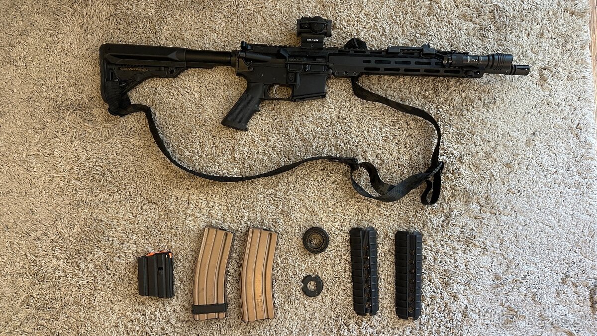 Samonabíjacia guľovnica ANDERSON AM-15 14,5" M-LOK