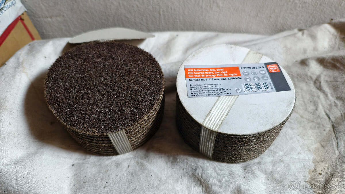 Jemné flísové brúsne kotúče Fein