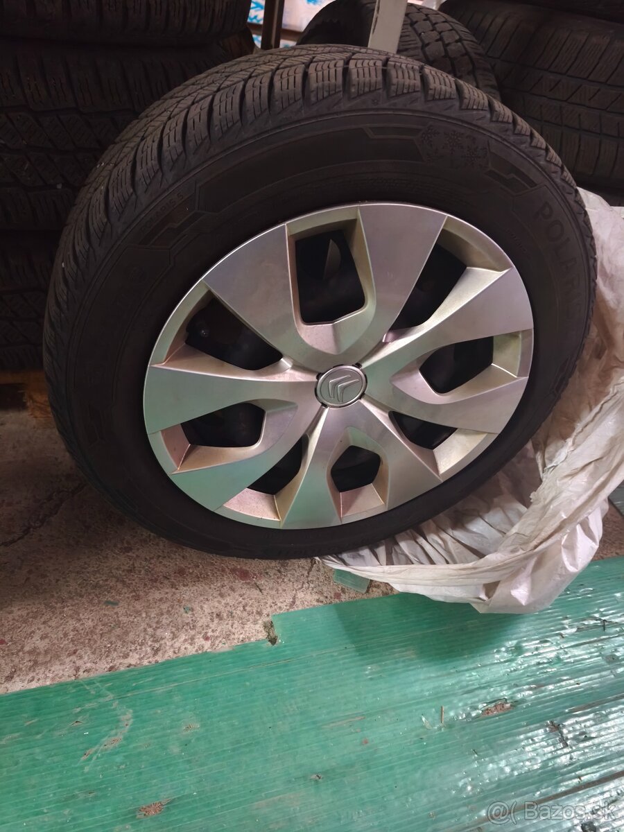 Plechové disky+ zimné pneumatiky 205/55 R16