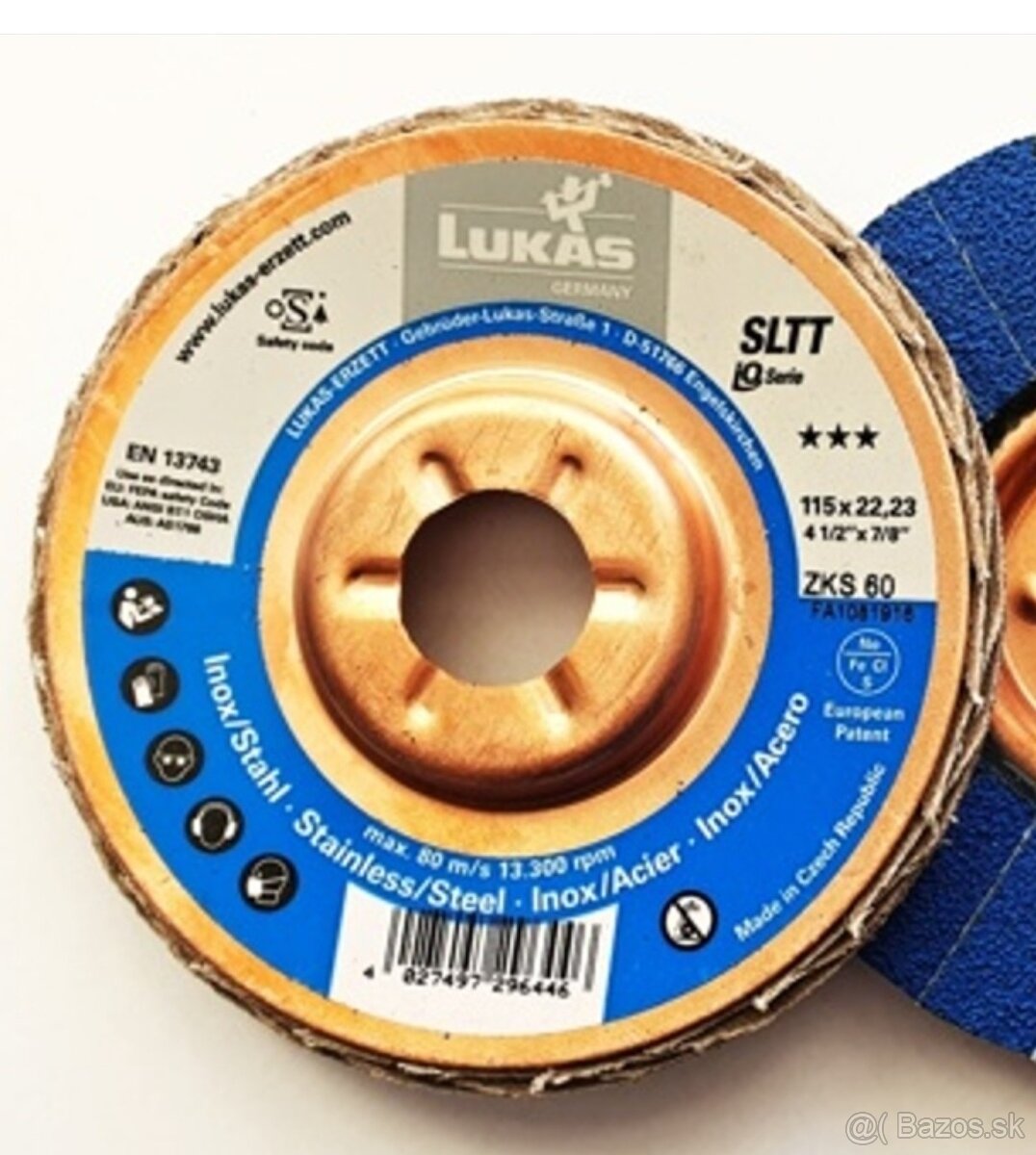 Brusný lamelový kotouč Turbo LUKAS 125/22,23mm