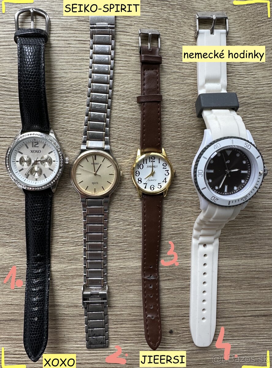 Hodinky XoXo, Seiko-spirit,Jieersi a nemecké