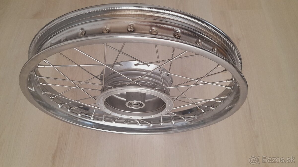 Chromované koleso JAWA Pionier