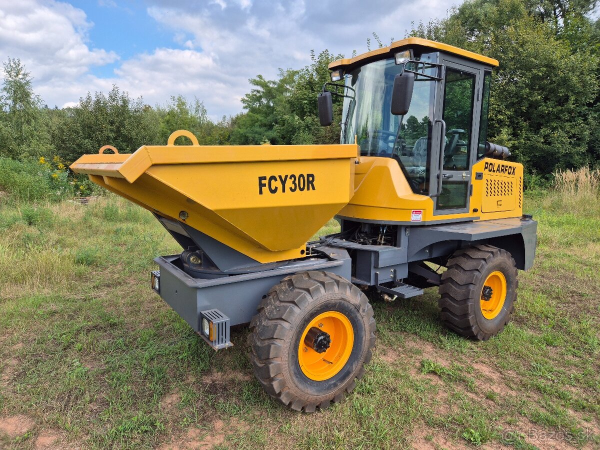 Otočný dumper 3t + videoukázka