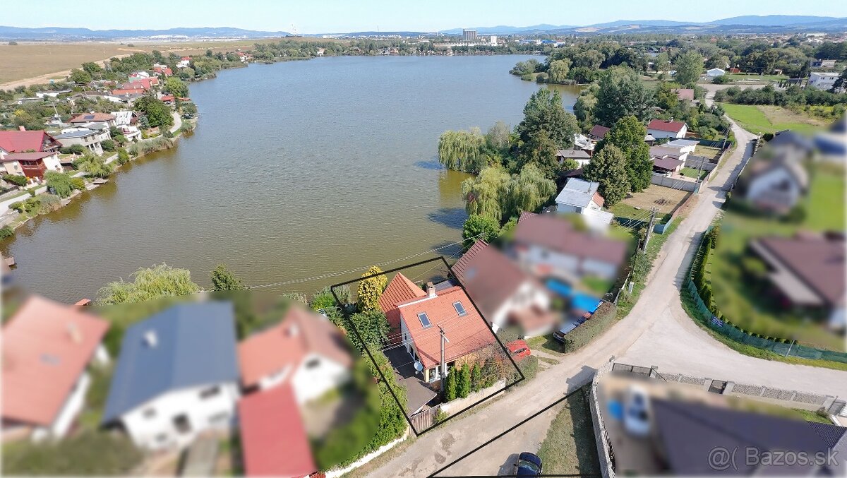 Predaj: Murovaná chata aj celoročné bývanie pri jazere Čaňa