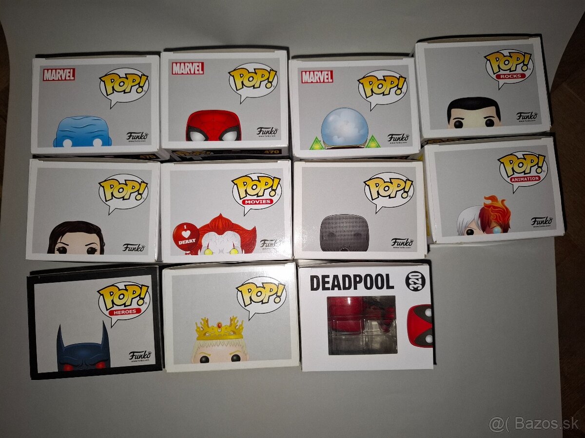 FUNKO POP, FIGÚRKY
