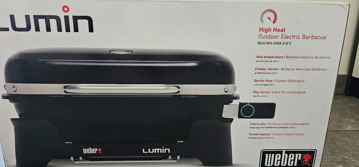 Elektrický grill Weber Lumin Black EU