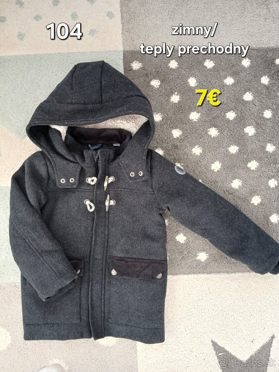 Chlapcensky zimny kabat 104
