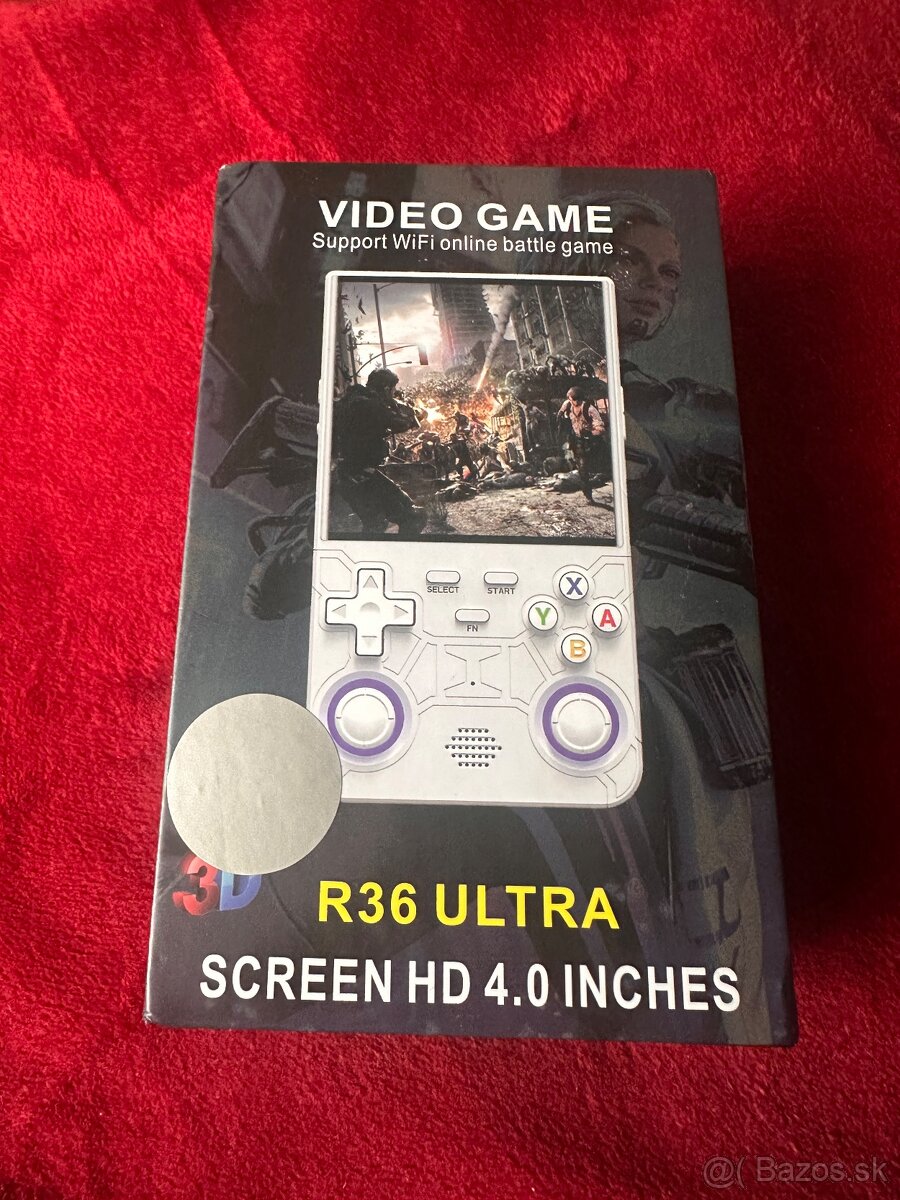 Retro herná konzola R36 Ultra -sk menu