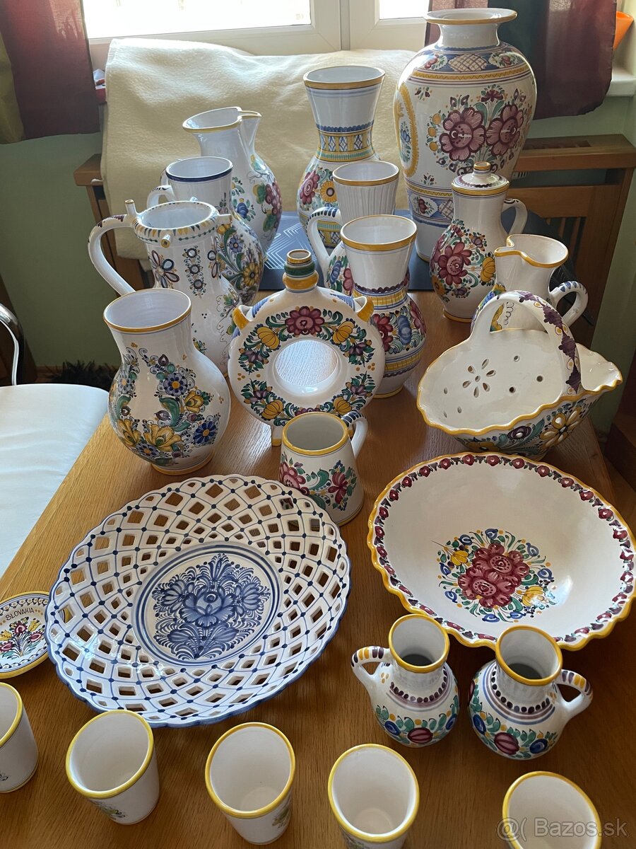 Výhodne predám pravú modranskú keramiku