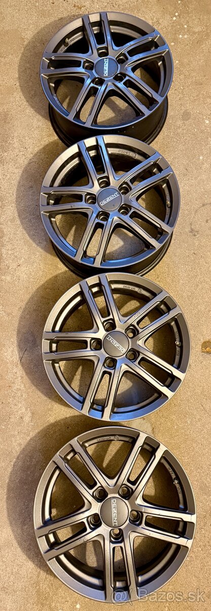 Hliníkové disky -DEZENT TZ graphite - R16 - 5X112