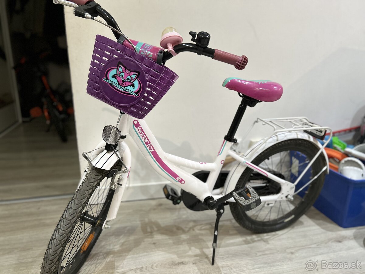 Bycikel dievčenský veľkosť 18