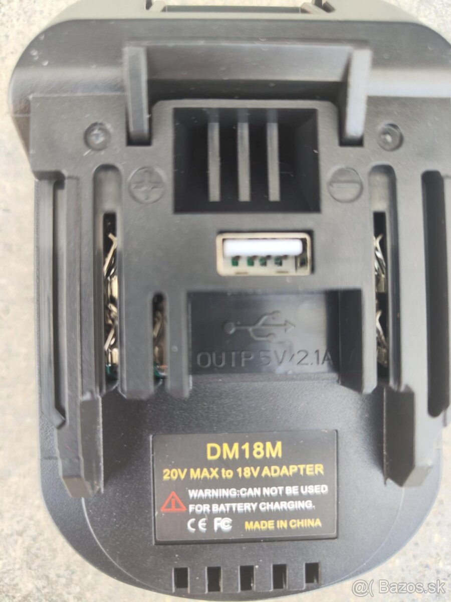 Redukcia adaptér Náradie MAKITA 18V na batériu Milwaukee M18