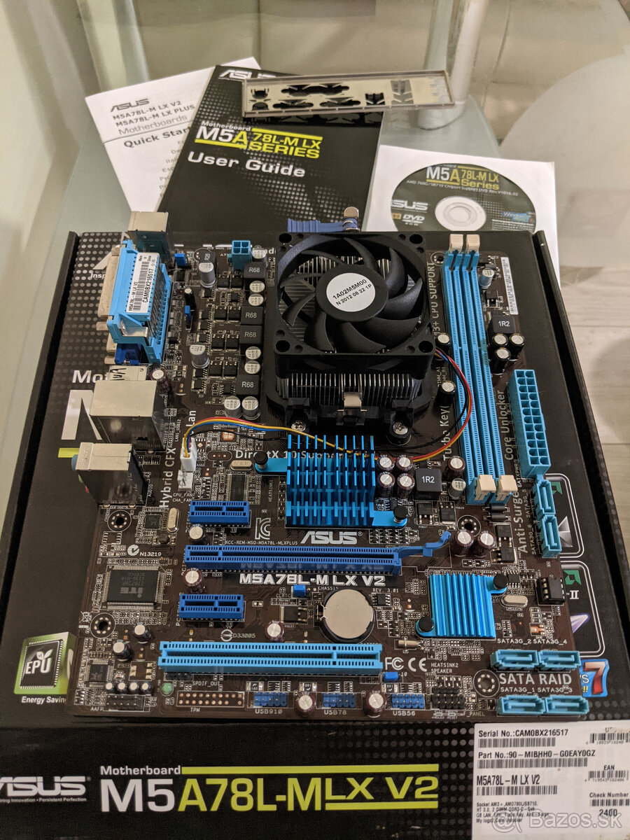 AMD Athlon II X2 260 (AM3) + Asus M5A78L-M LX V2
