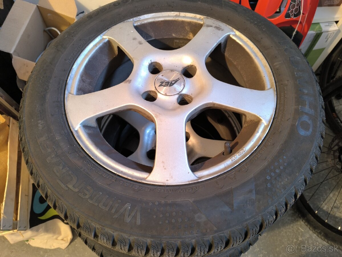 Zimne pneu + al. disky 195, 65 R15, 91T Fiat Bravo