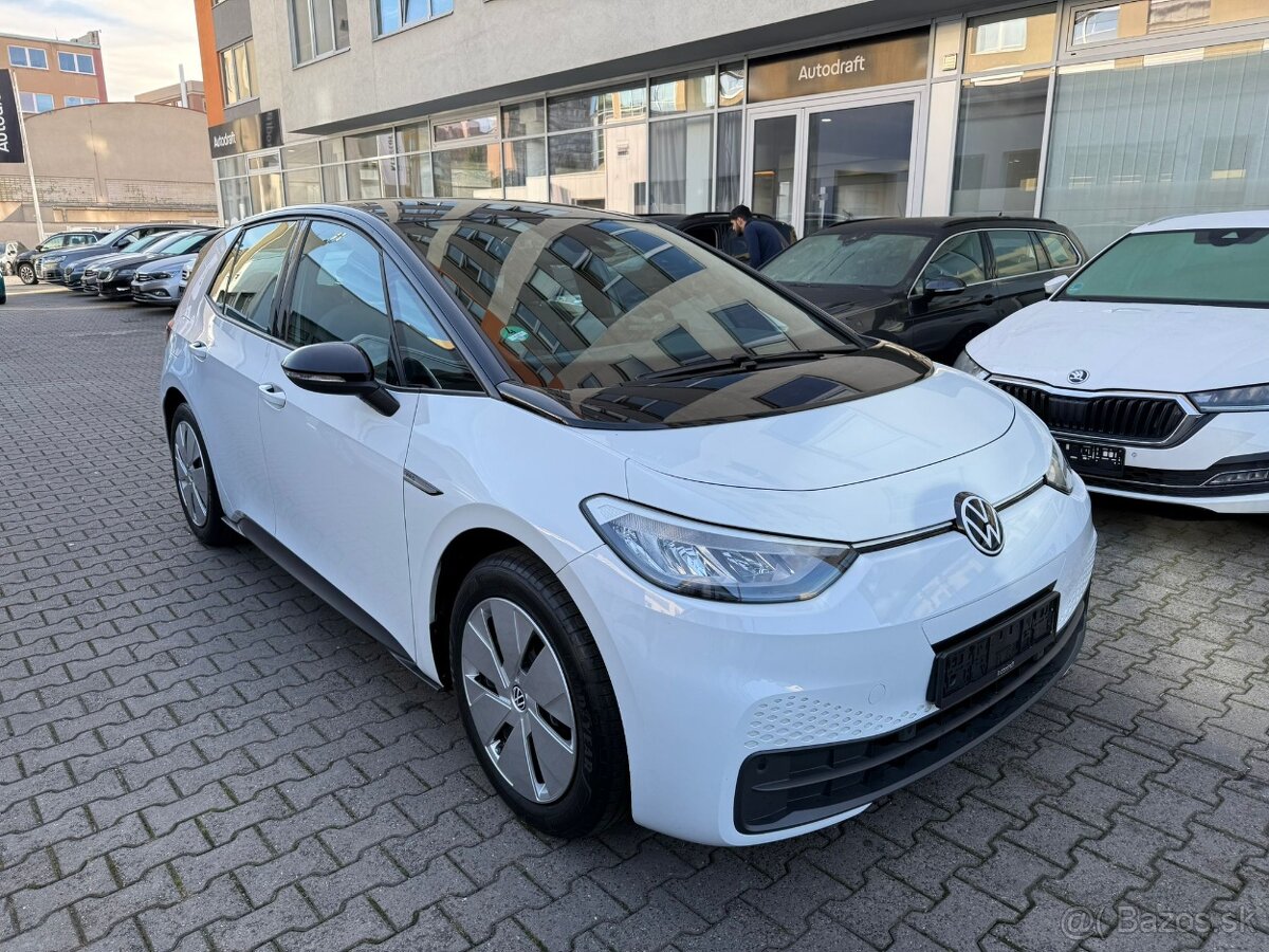 VW ID.3 Pro electric 107kW 70tkm Full LED - záruka Autodraft