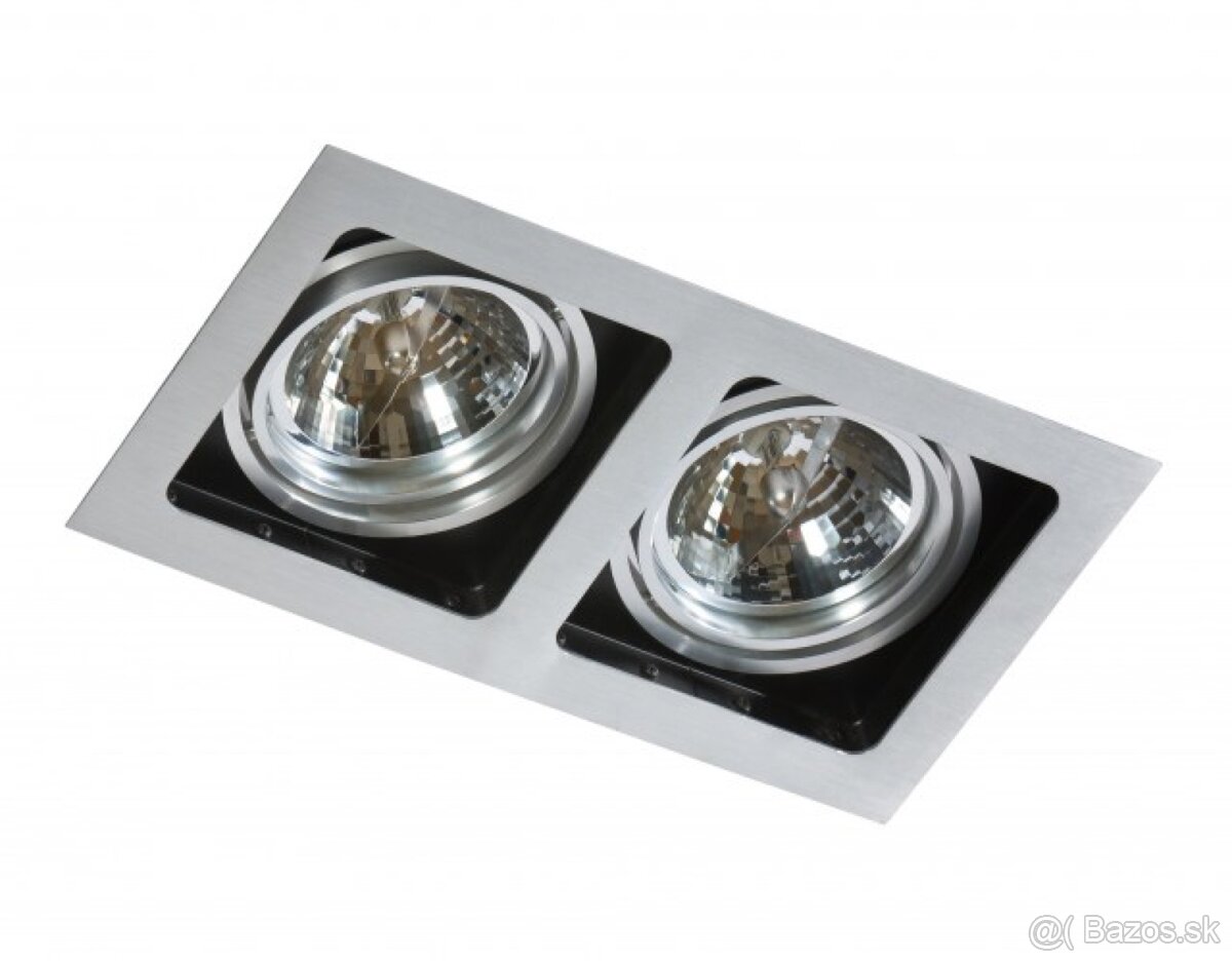 Bodové svietidlo zápustné AZzardo Sisto 2 Aluminium